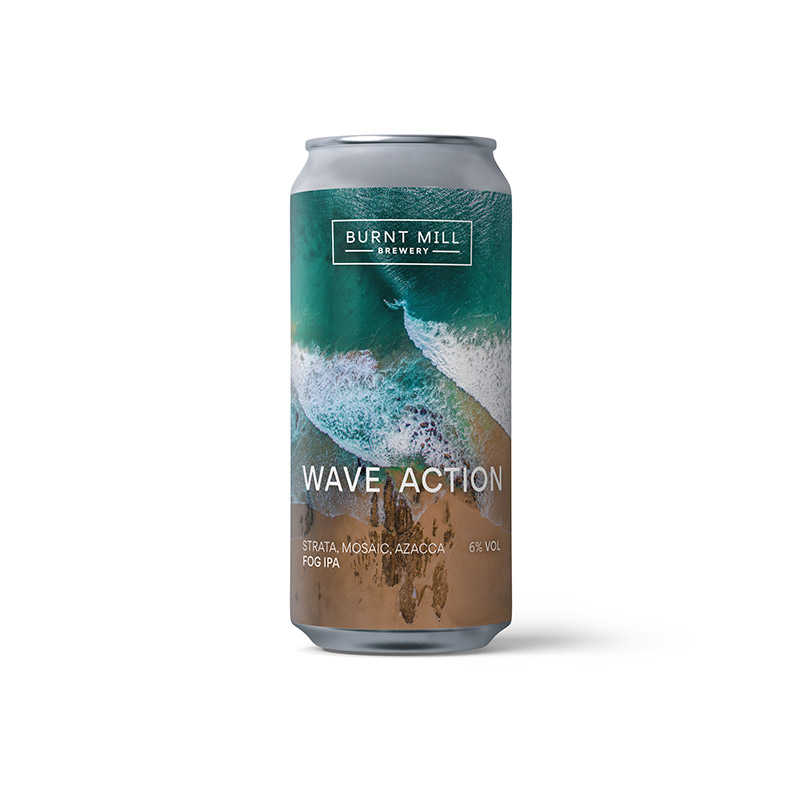 Wave Action Fog IPA Cans