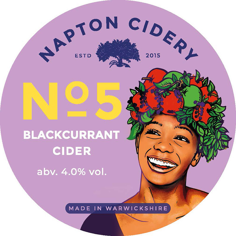 Napton Cider No.5 Blackcurrant Fruit 30L Keg