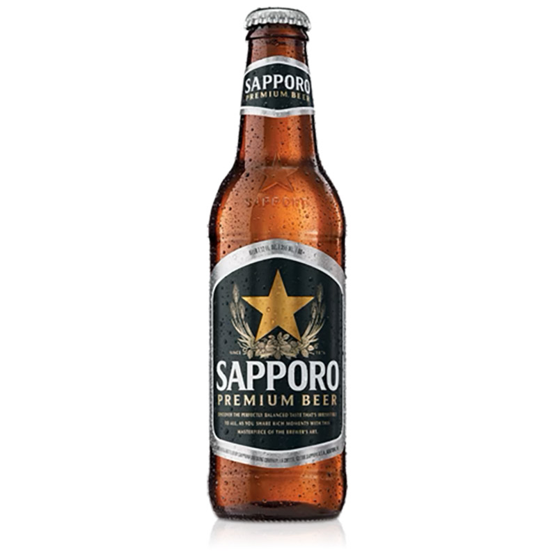 Sapporo 330ml Bottles