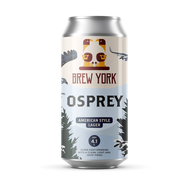 Brew York Osprey Lager Cans