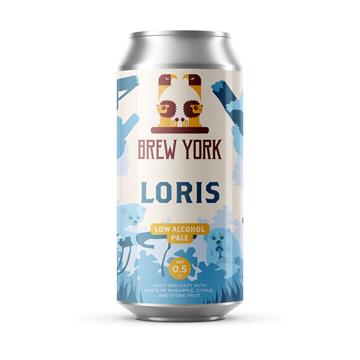 Brew York Loris Low Alcohol Pale Ale Cans