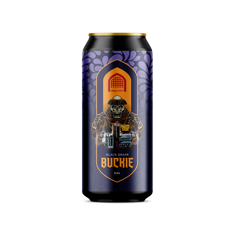 Vault City Black Grape Buckie Cans