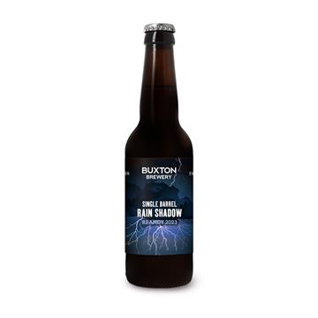 Buxton Single Barrel Rain Shadow Brandy BA Imperial Stout Bottles