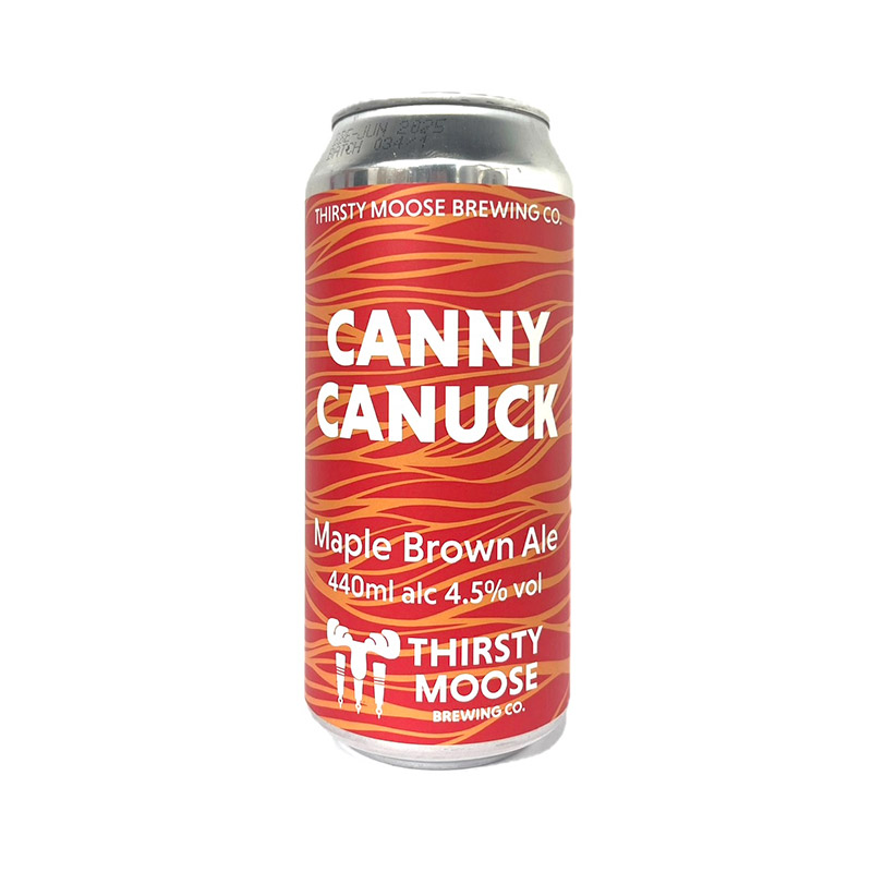 Thirsty Moose Canny Canuck Maple Ale Cans