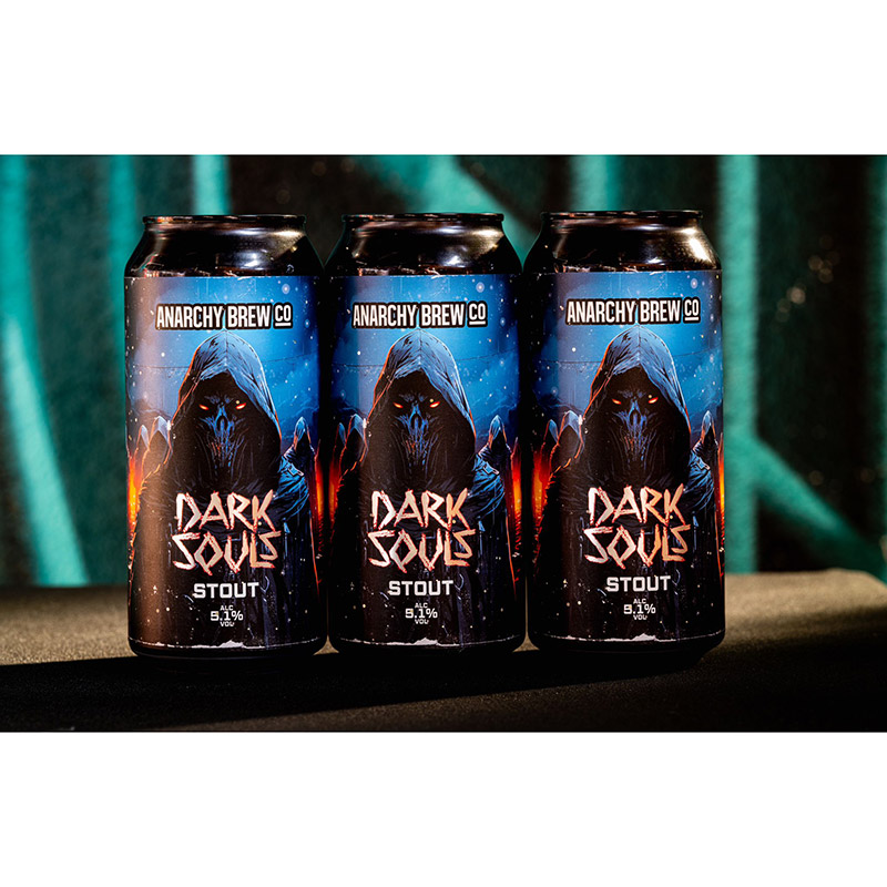 Anarchy Brew Co Dark Souls Stout Cans