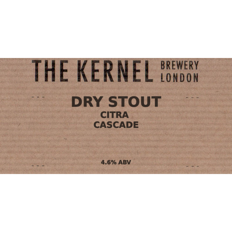 Kernel Dry Stout Citra Cascade Keg