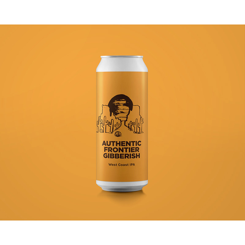 Pomona Island Authentic Frontier Gibberish West Coast IPA Cans