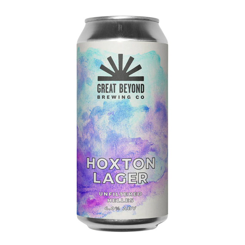 Great Beyond Hoxton Lager Unfiltered Helles Cans