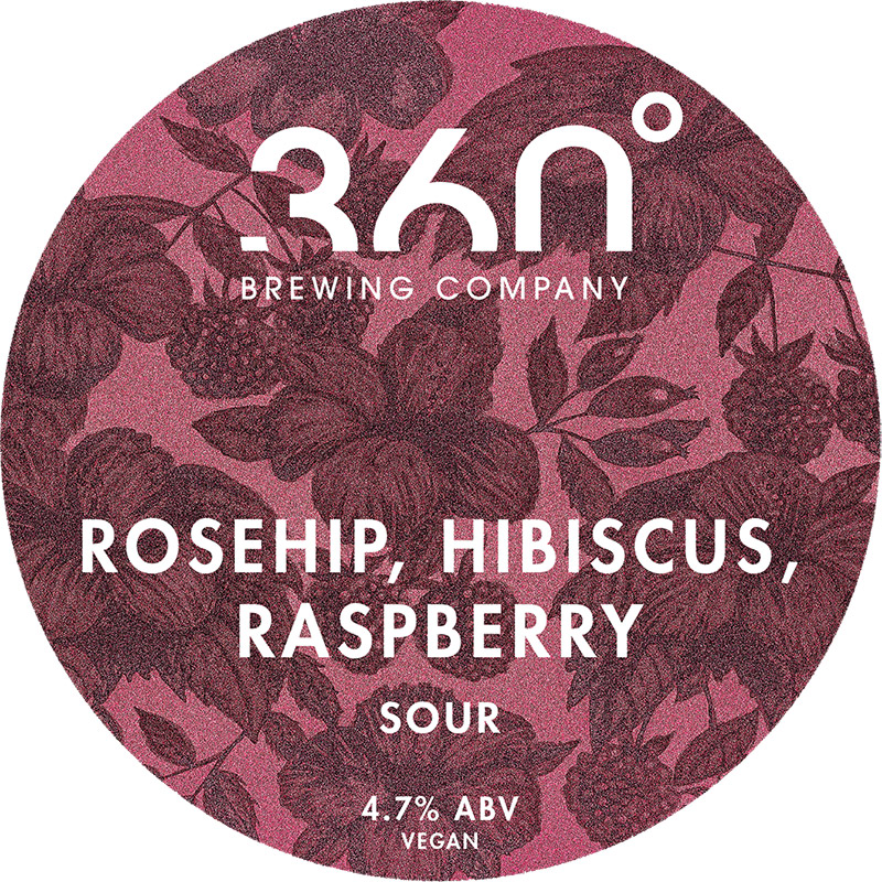 360 Degree Raspberry, Rosehip & Hibiscus Sour Keg