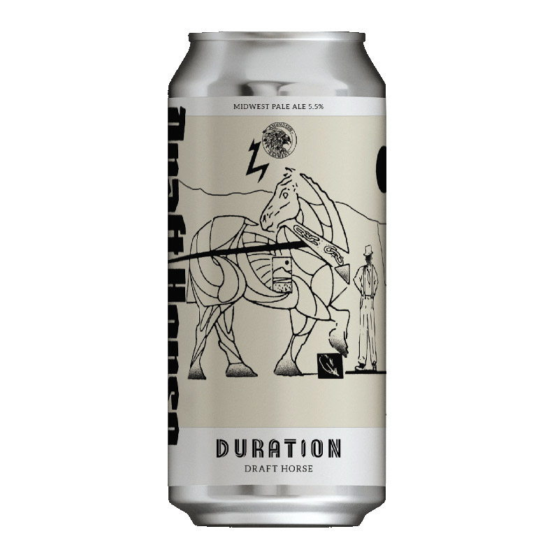 Duration X Amundsen Draft Horse Midwest Pale Ale Cans