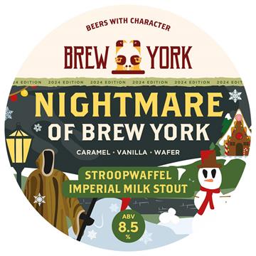 Brew York Nightmare Of Brewyork Stroopwaffle Imperial Stout Keg