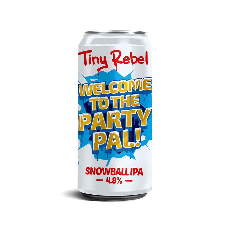 Tiny Rebel Welcome To The Party Pal Snowball IPA Cans