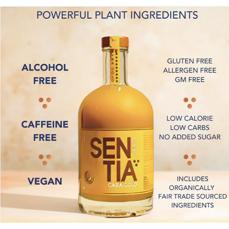 Sentia Gaba Gold Alcohol Free Spirit