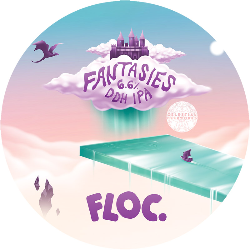 Floc. Brewing X Celestial Beerworks Fantasies DDH IPA Keg