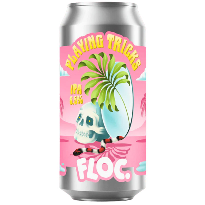 Floc. Brewing Playing Tricks DDH IPA Cans