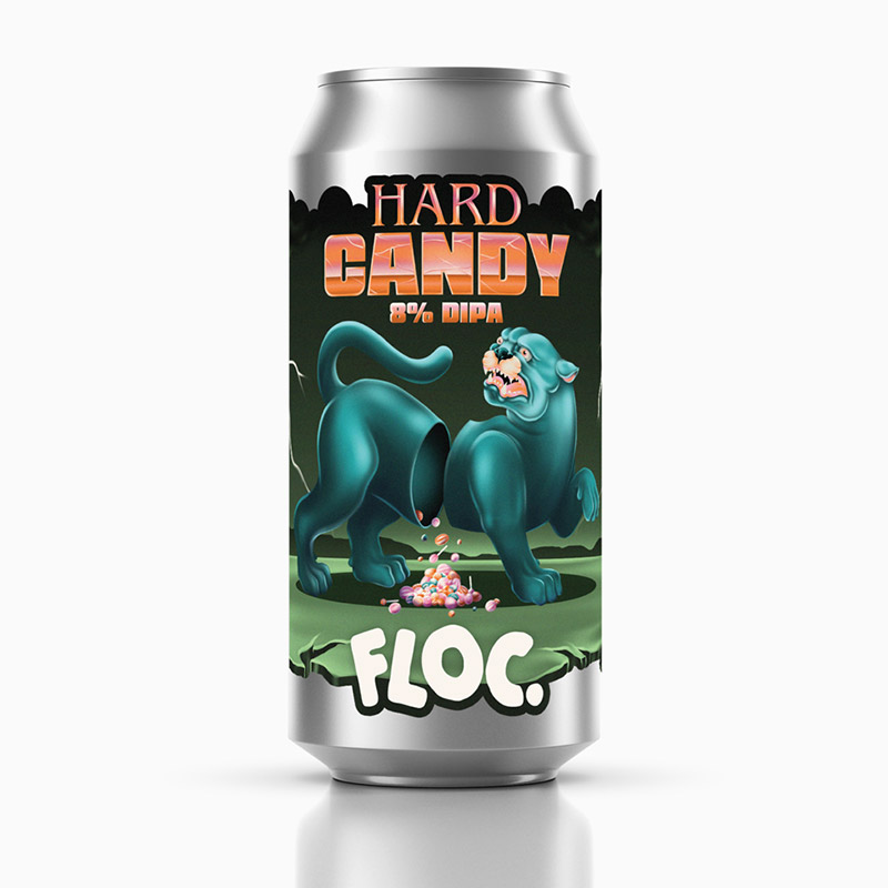 Floc. Brewing Hard Candy DIPA Cans