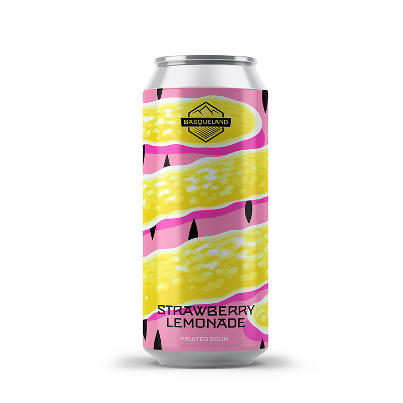 Basqueland Strawberry Lemonade Fruited Sour Cans