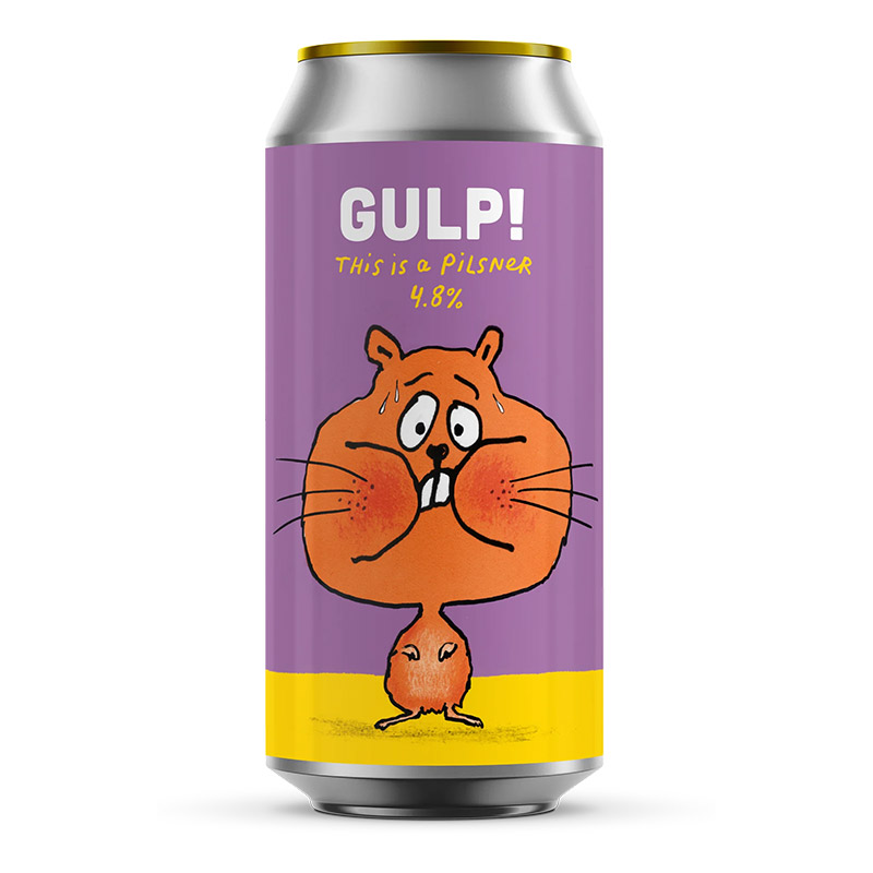 Pretty Decent Gulp! Pilsner Cans