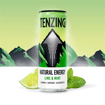 Tenzing Natural Energy Lime & Mint Cans