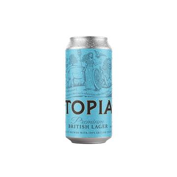 Utopian Premium British Lager Cans