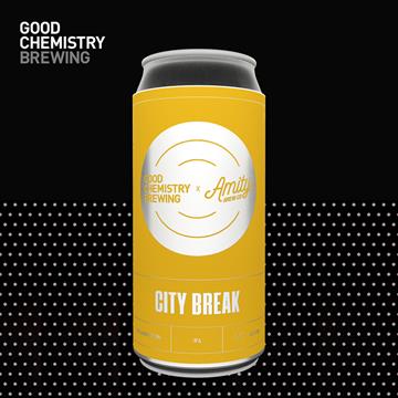 Good Chemistry X Amity Brew City Break IPA Cans