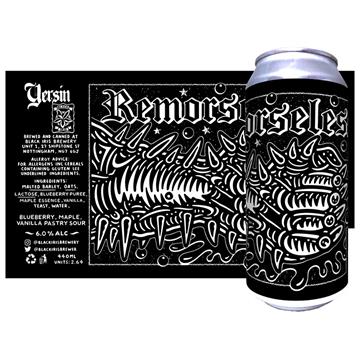 Black Iris Remorseless Blueberry, Maple Vanilla Pastry Sour Cans