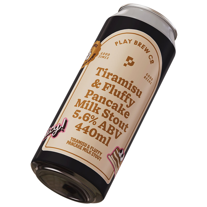 Play Tiramisu & Fluffy Pancake Stout Cans