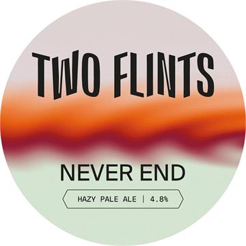 Two Flints Never End Hazy Pale Ale Keg