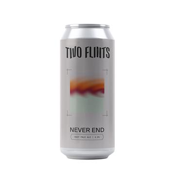 Two Flints Never End Hazy Pale Ale Cans