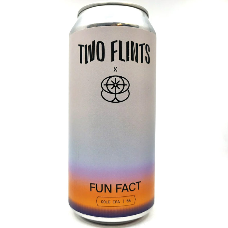 Two Flints X Seagrove Fun Fact Cold IPA Cans