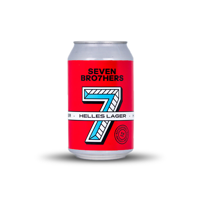 Seven Brothers Helles Lager Cans