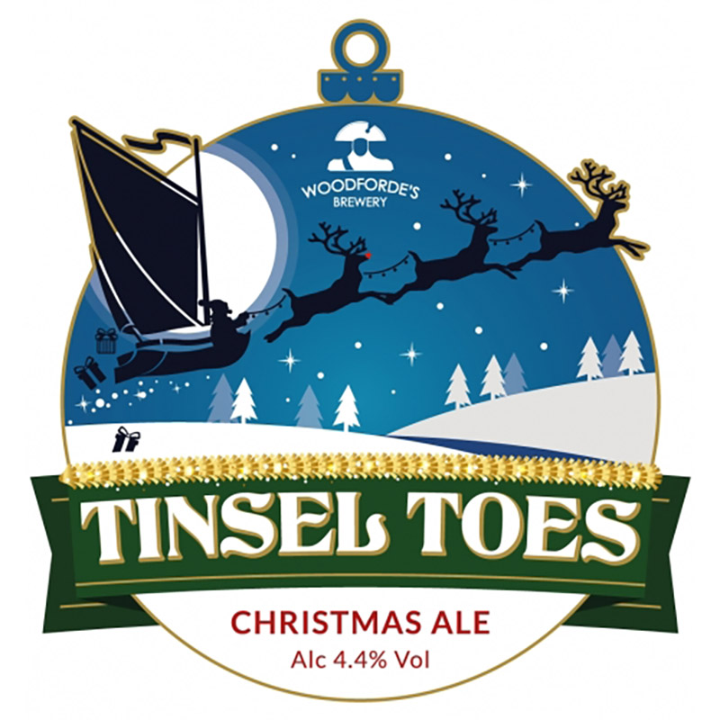 Woodfordes Tinsel Toes Cask