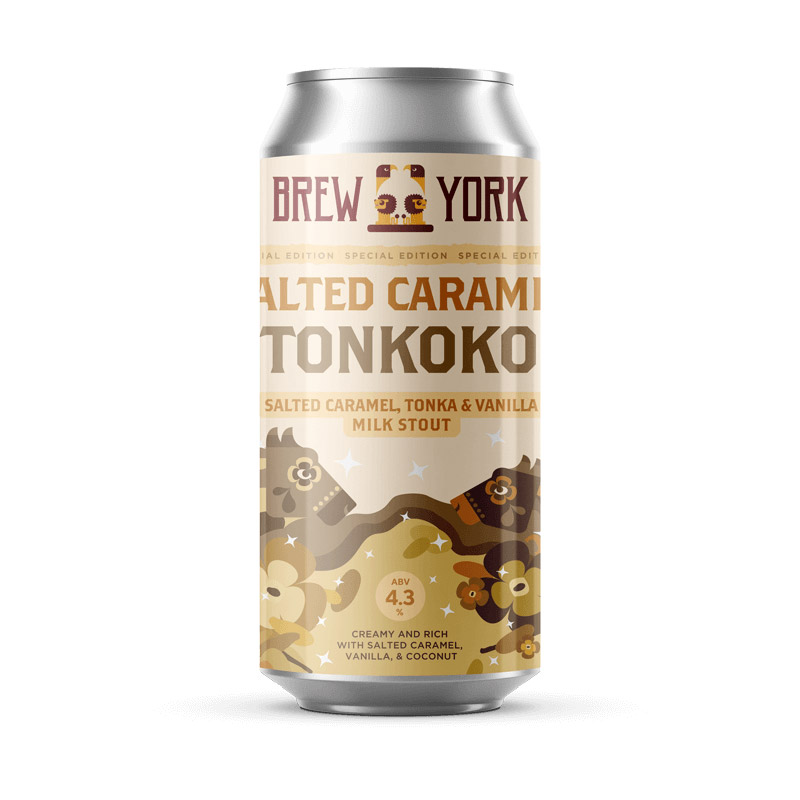 Brew York Salted Caramel Tonkoko Cans