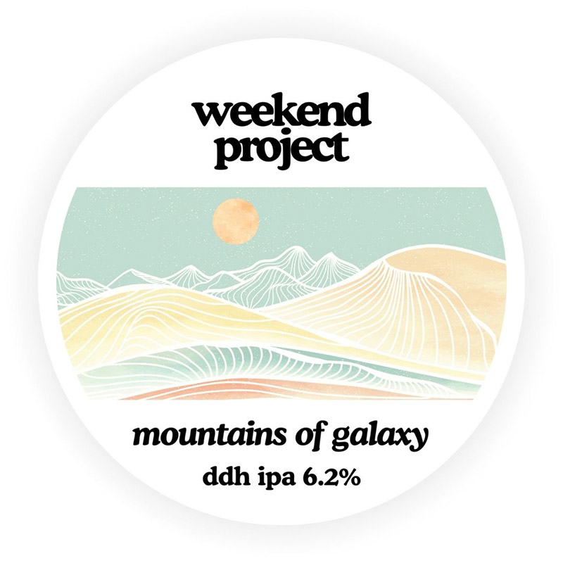 Weekend Project Mountains of Galaxy DDH IPA Keg