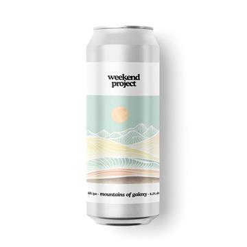 Weekend Project Mountains of Galaxy DDH IPA Cans