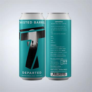 Twisted Barrel Departed Mosaic Pale Cans