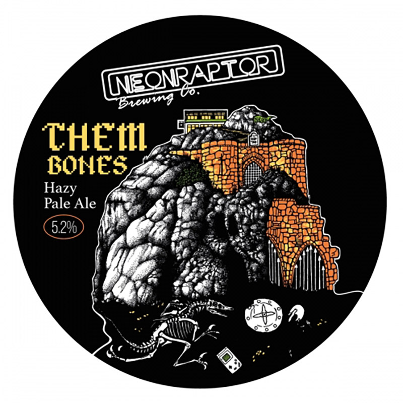 Neon Raptor Them Bones Juicy Pale Ale Keg