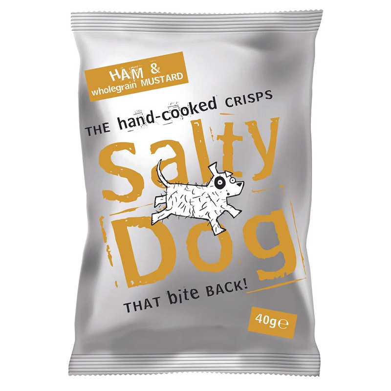 Salty Dog - Ham & Mustard Crisps