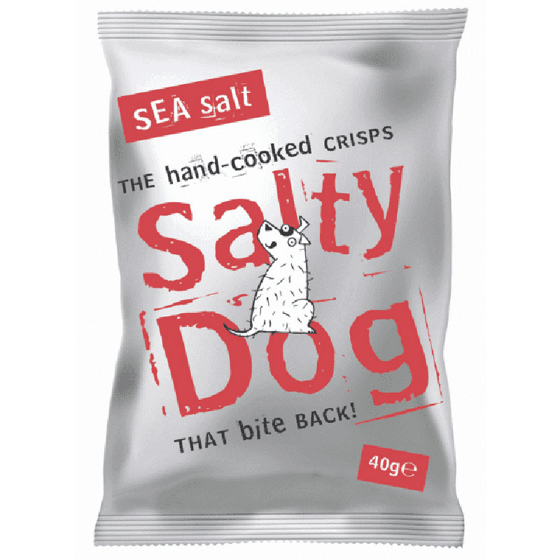 Salty Dog - Sea Salt Crisps 24 x 40g