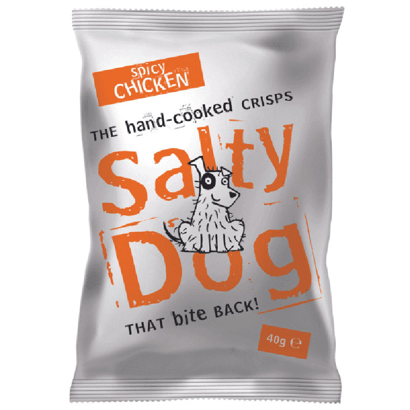 Salty Dog - Spicy Chicken Crisps 24 x 40g