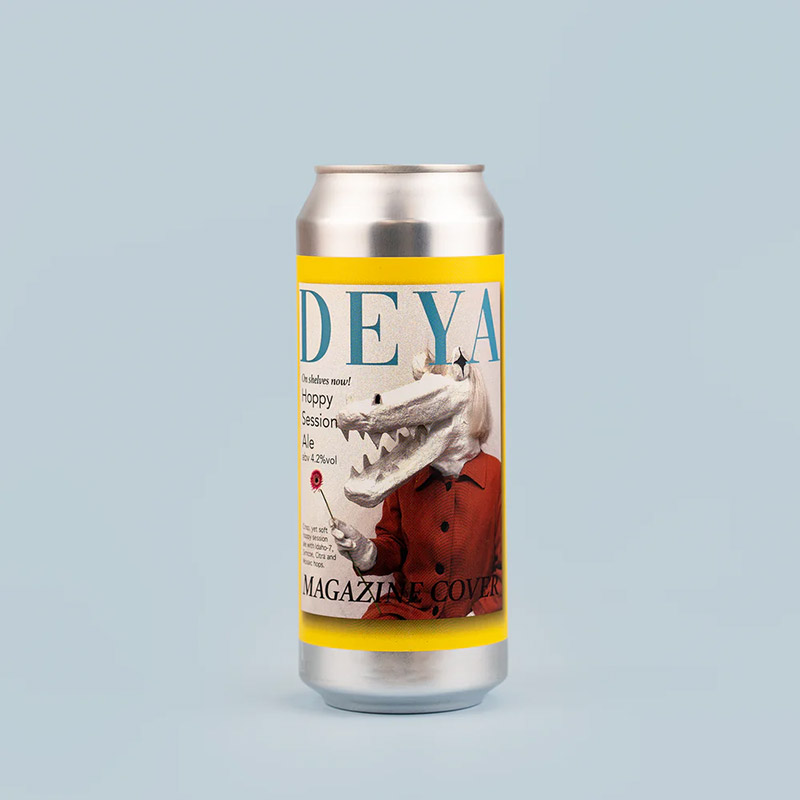 Deya Brewing Magazine Cover Cans