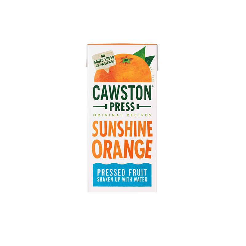 Cawston Press Sunshine Orange 200ml Cartons