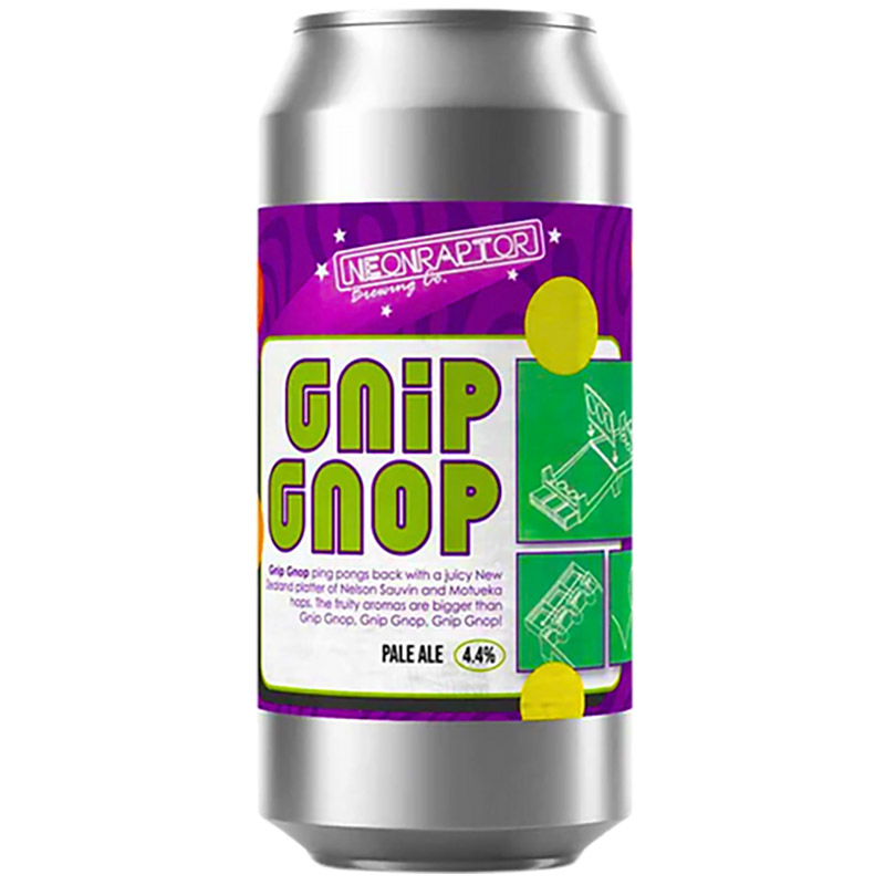 Neon Raptor Gnip Gnop NZ Pale Cans