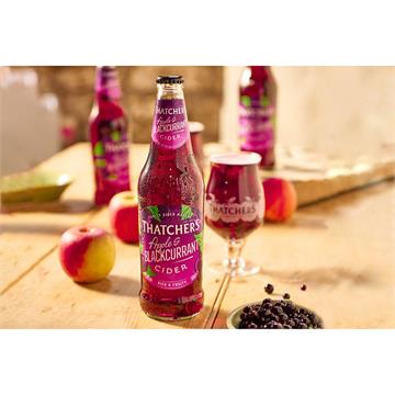 Thatchers Apple and Blackcurrant Cider 500ml Bottles