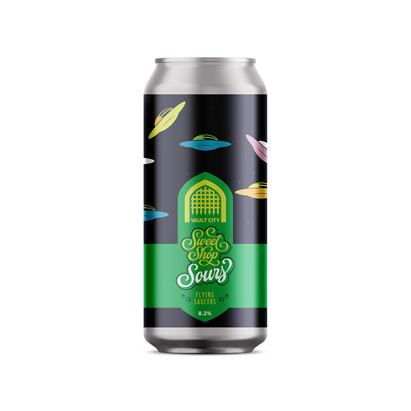 Vault City Sweet Shop Flying Saucers Cans