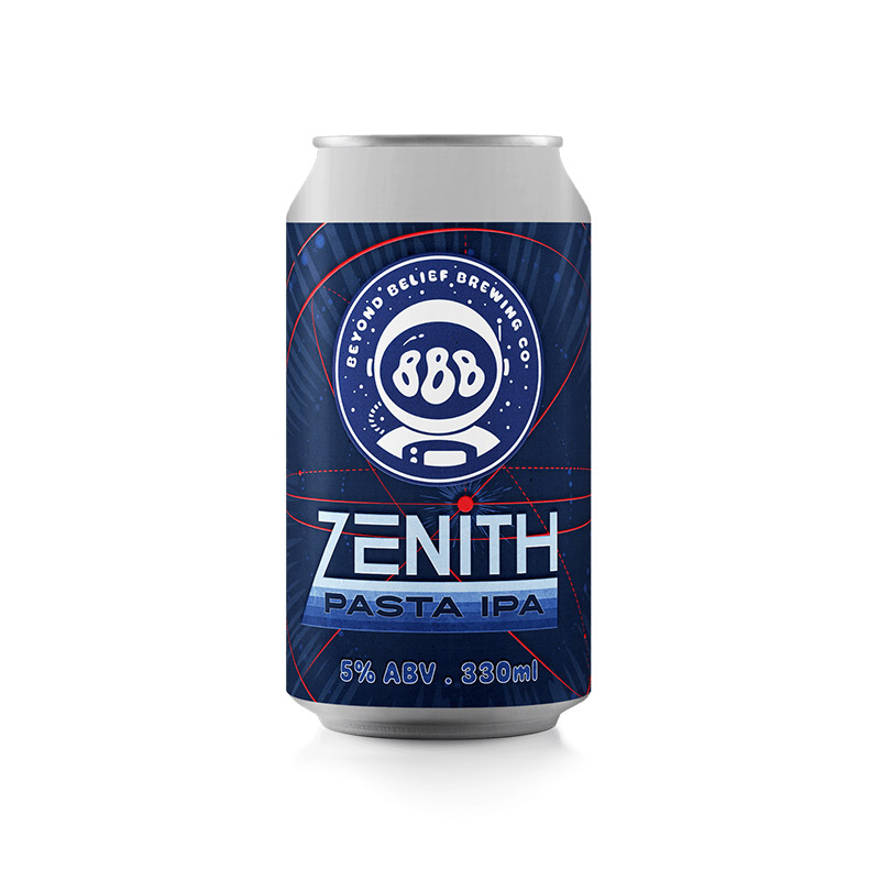 Beyond Belief Zenith Pasta IPA Cans