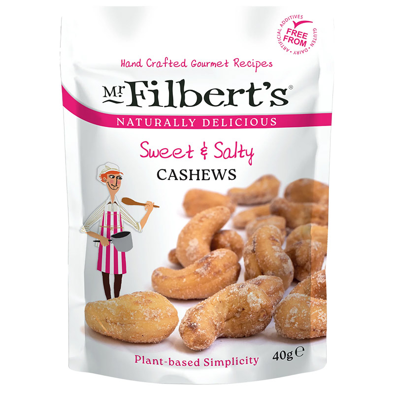 Mr Filbert's Sweet and Salty Cashews 40g