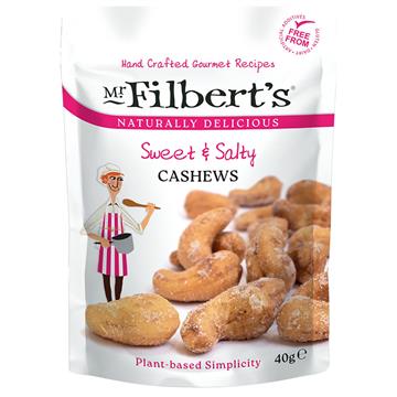 Mr Filbert's Sweet and Salty Cashews 40g