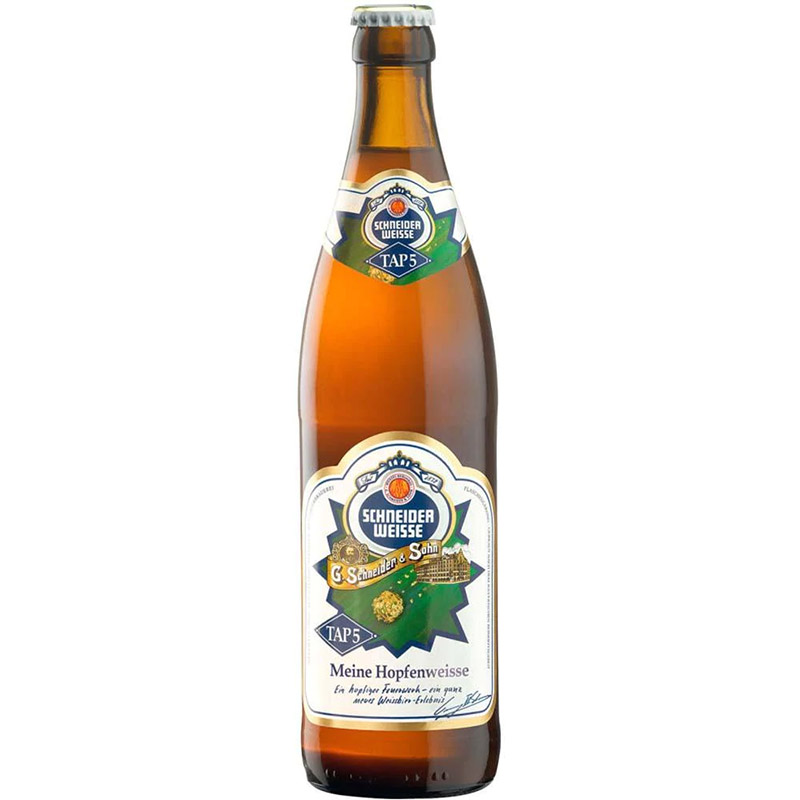 Schneider Weisse Hopfenweisse Tap 5 500ml Bottles - Inn Express...